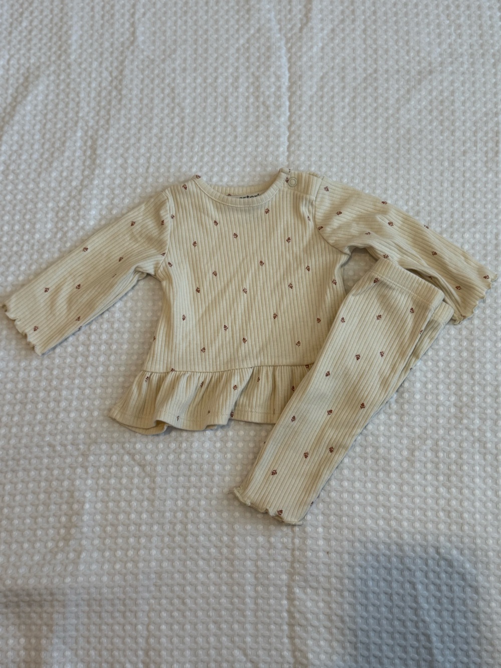 Carters 3m Cream Boho Matching Outfit